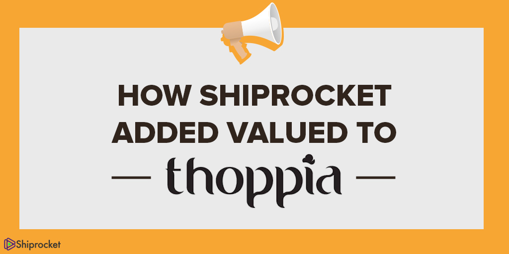 Thoppia - shipping provider Shiprocket