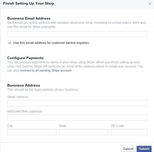 Setting up a Facebook Shop