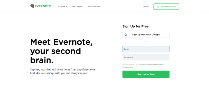 Evernote Banner