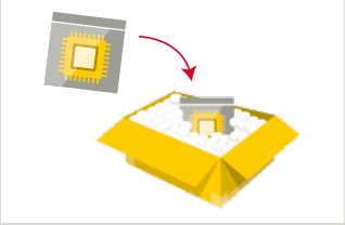 Single box packaging method