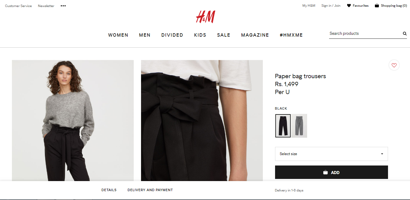 H&M Screenshot 1