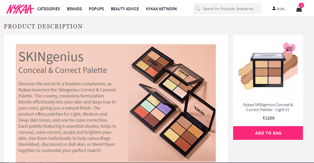 Nykaa Product Description Screenshot 2