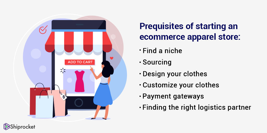 prequisites of starting an eCommerce apparel store