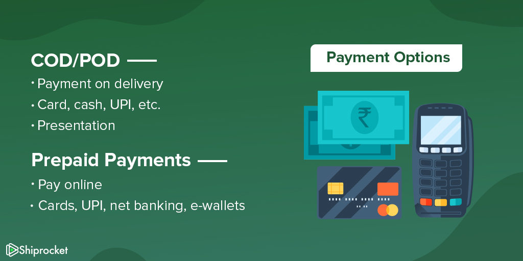 Multiple payment modes