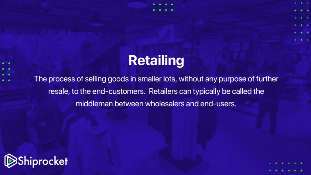 wholesaling vs retailing