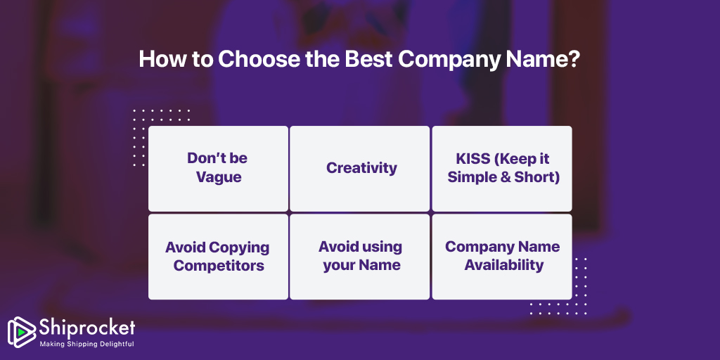 Company Name Suggestions Pick The Best Name For Your Start Up