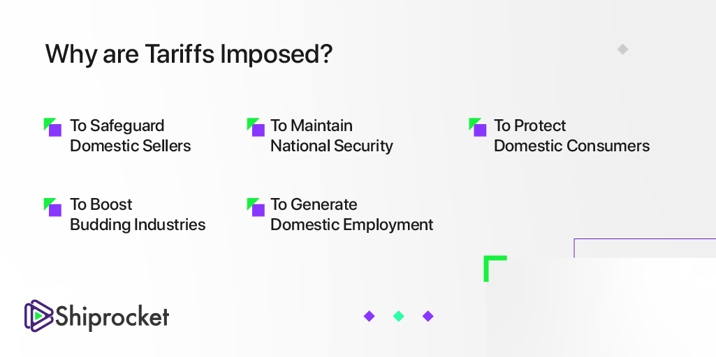 what is a tariff's purpose?