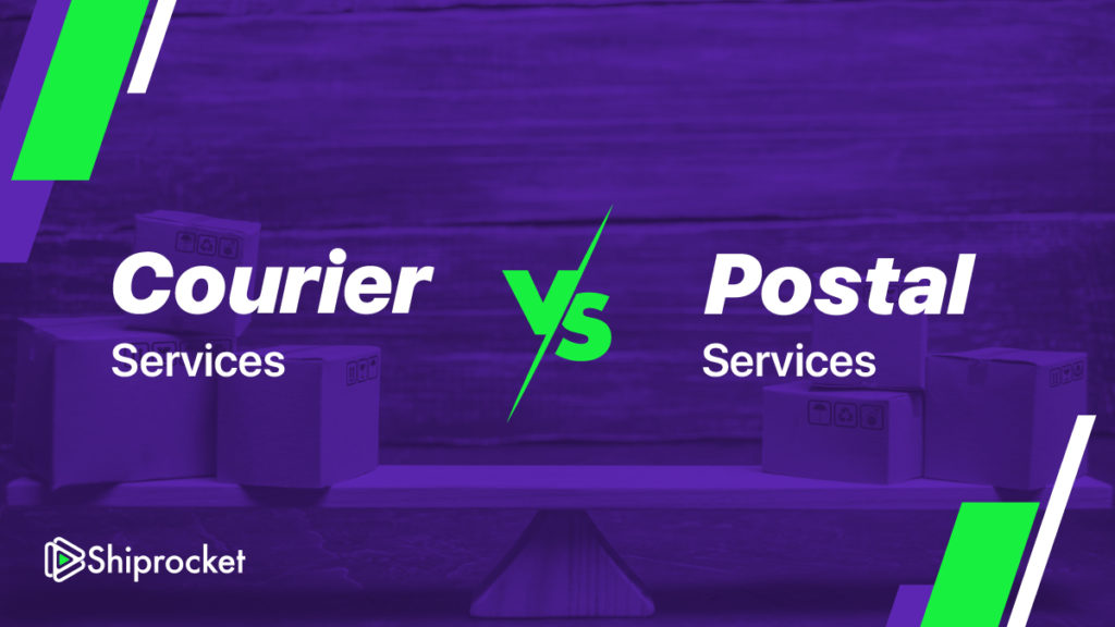 Courier services vs postal services