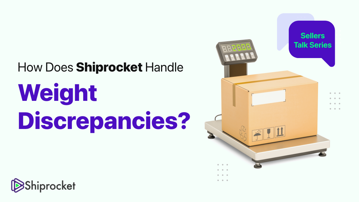 How Shiprocket handles weight discrepancies